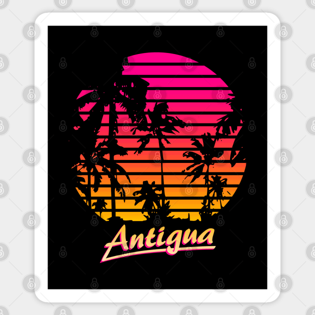 Antigua Sticker by Nerd_art